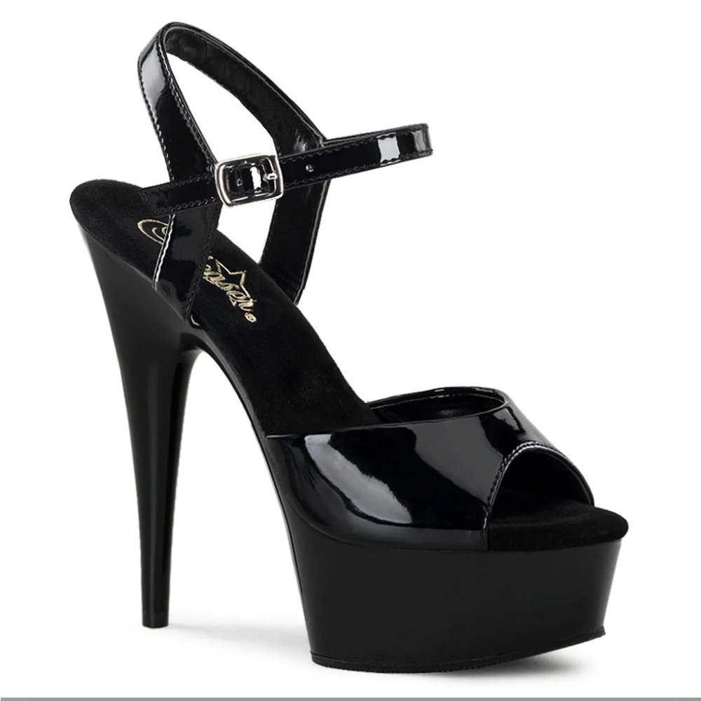 Elegant Black Platform Heels